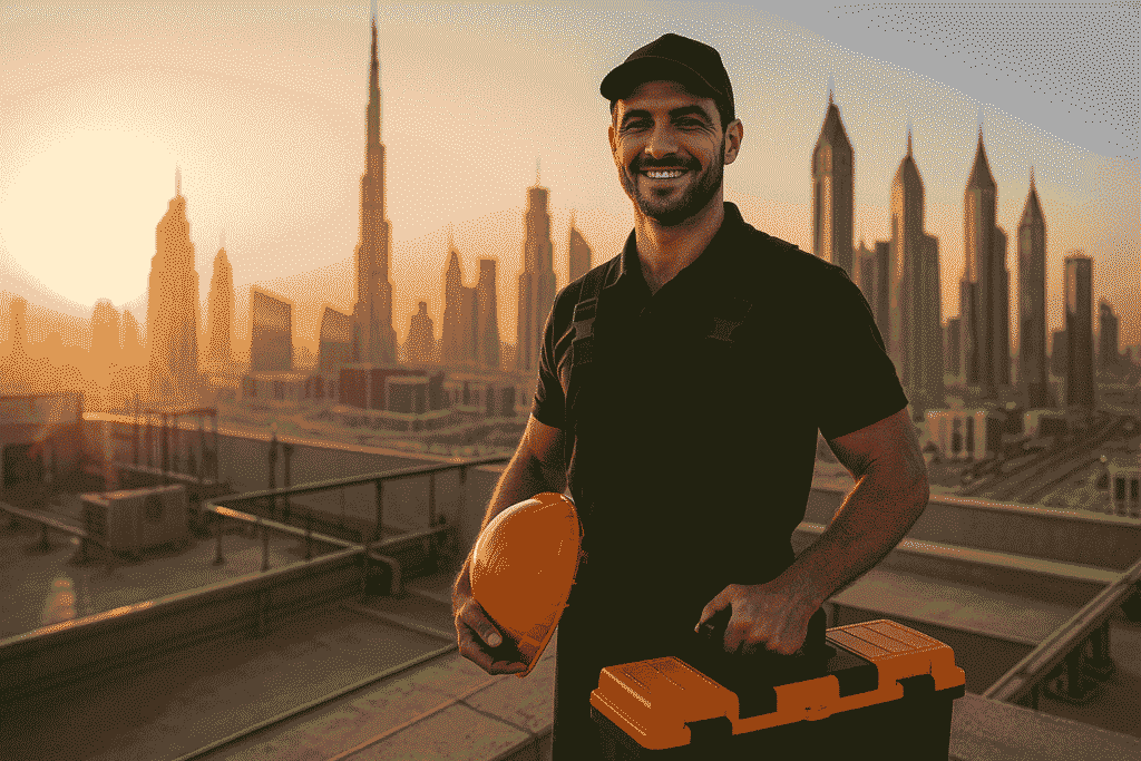 Electrician's Sunrise in Dubai
