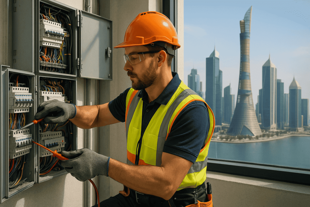 electrician jobs in qatar