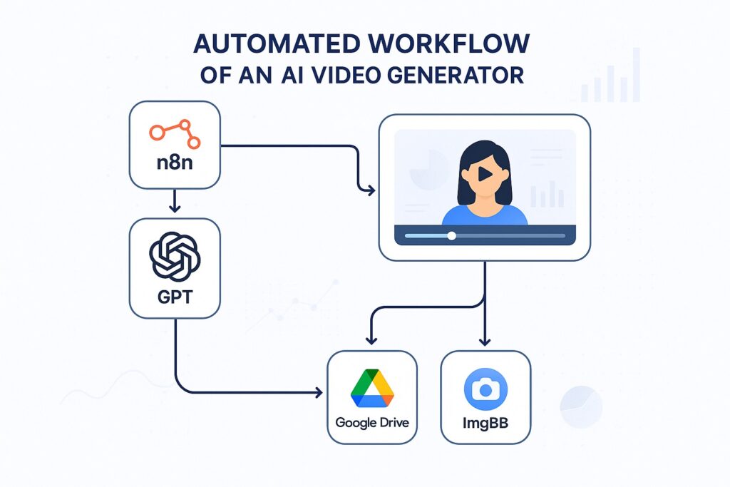 AI Video Generator Workflow Visualization