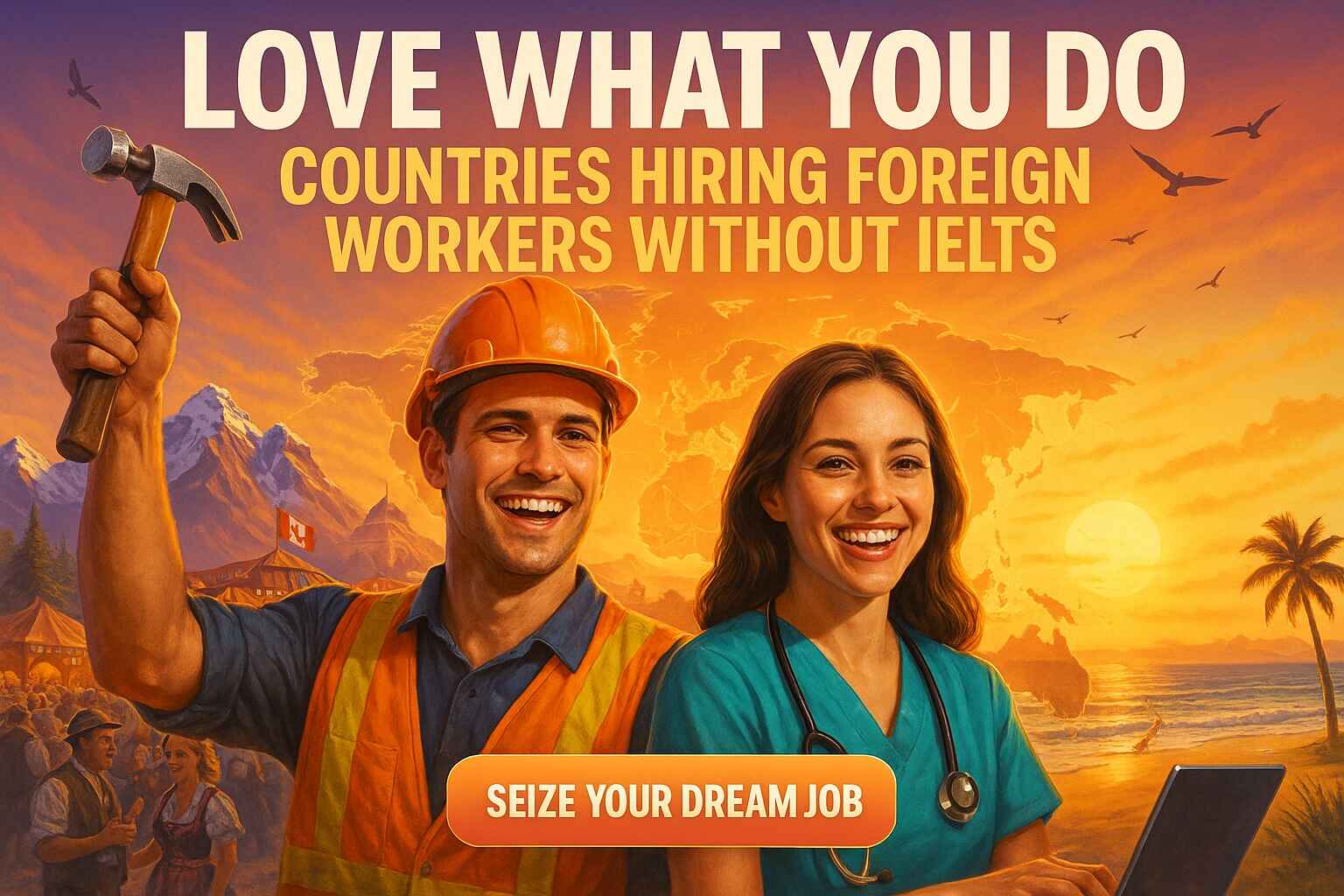 Countries Hiring Foreign Workers Without IELTS
