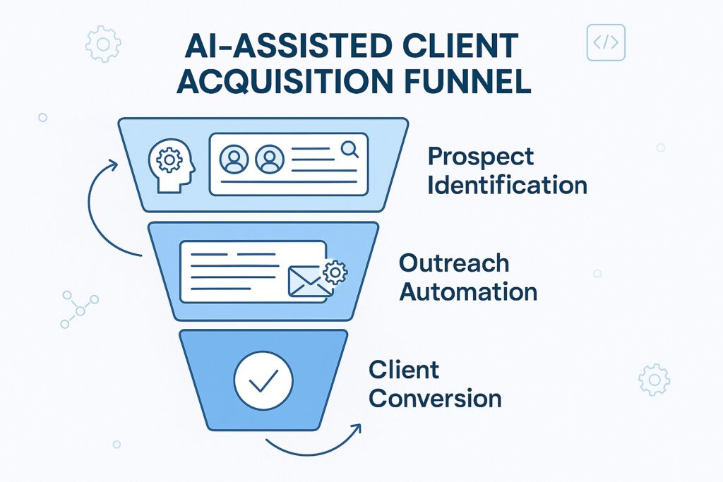 Find New Clients Using AI Client Acquisition Funnel
