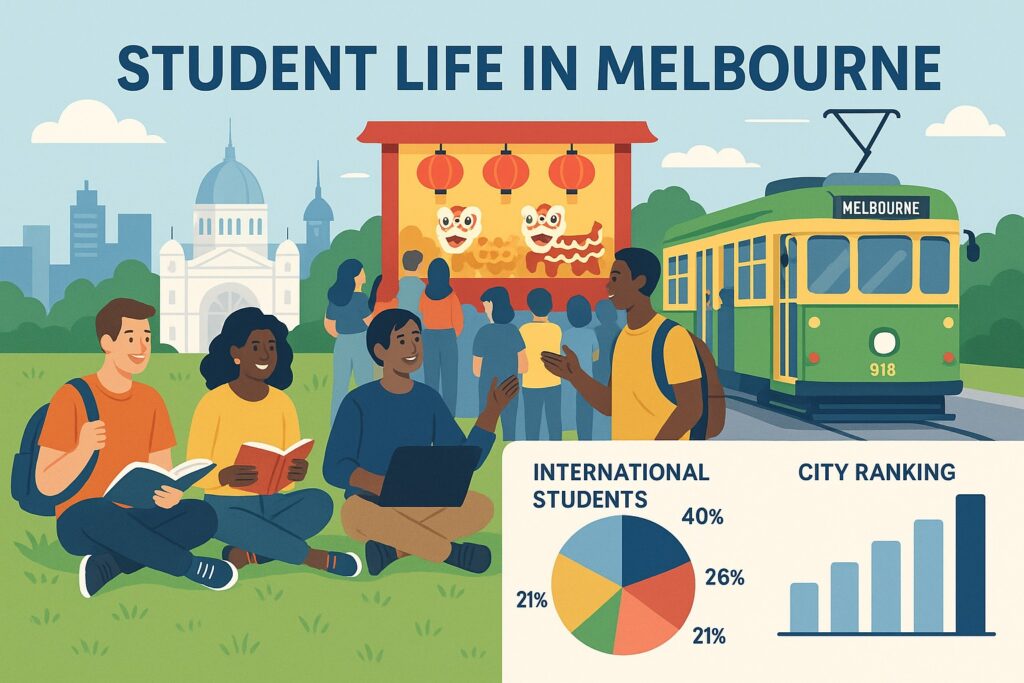 Melbourne multicultural student life