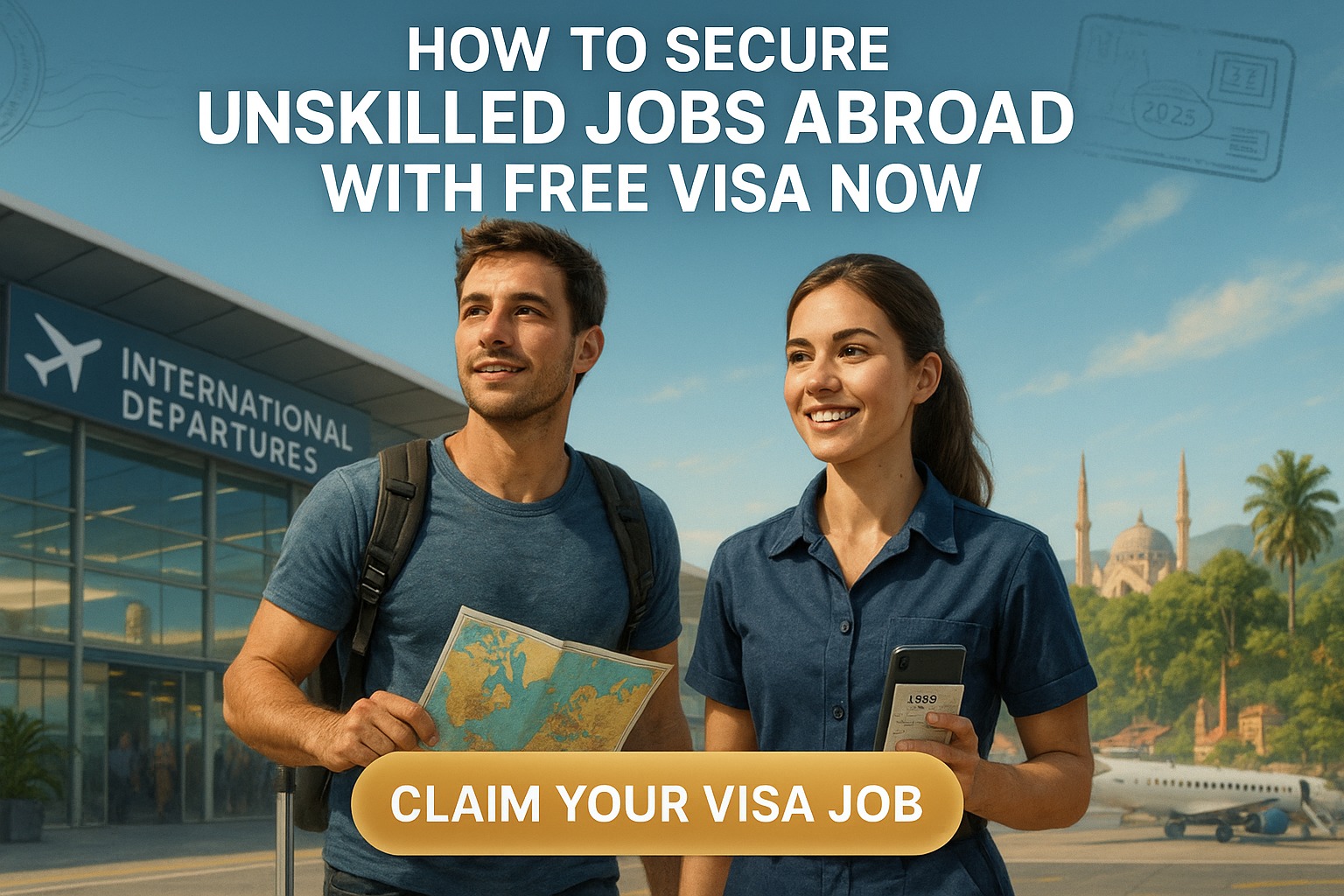 Unskilled Jobs Abroad With Free Visa